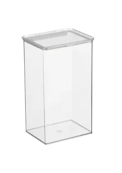 Discount 😉 MDesign Tall Airtight Stackable Bin 5.5" x 6.5" x 11" 🤩 -Storage Basket Store Belk 2563