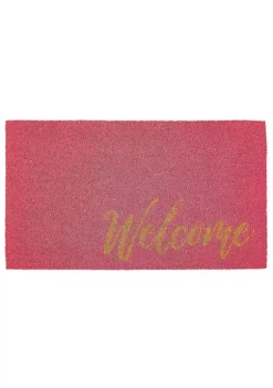 Best reviews of ❤️ MDesign Welcome Coir Entryway Doormat 🎉 -Storage Basket Store Belk 2569