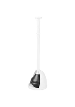 Outlet 😍 MDesign Toilet Bowl Plunger with Holder Set 😀 -Storage Basket Store Belk 257