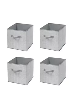 Top 10 ✨ MDesign Fabric Bin with Front Handle Set 14" x 13" x 13" 👏 -Storage Basket Store Belk 2583