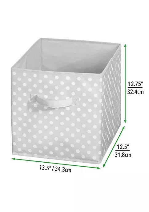 Best Sale ๐ MDesign Polka Dot Bin with Handles 13.5" x 12.5" x 13" ๐ 5 Best Sale ๐ MDesign Polka Dot Bin with Handles 13.5" x 12.5" x 13" ๐ - Image 3