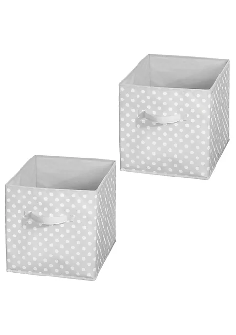 Best Sale ๐ MDesign Polka Dot Bin with Handles 13.5" x 12.5" x 13" ๐ 7 Best Sale ๐ MDesign Polka Dot Bin with Handles 13.5" x 12.5" x 13" ๐ - Image 5