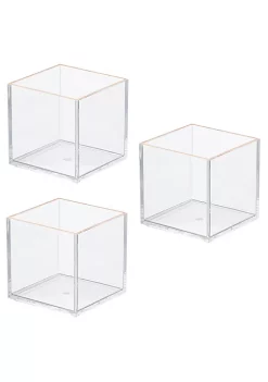 Discount π MDesign Stackable Square Bin Set 4" x 4" x 4" β 9 Discount π MDesign Stackable Square Bin Set 4" x 4" x 4" β -Storage Basket Store Belk 2637