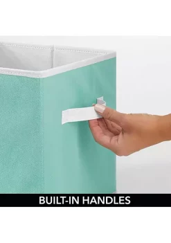 Best Sale ⌛ MDesign Cube Fabric Bin with Handles Set 11" x 11" x 11" ❤️ 8 Best Sale ⌛ MDesign Cube Fabric Bin with Handles Set 11" x 11" x 11" ❤️ -Storage Basket Store Belk 2645