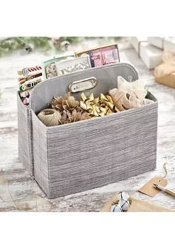 Coupon 👏 MDesign Ribbon Storage Caddy with Handles 🌟 -Storage Basket Store Belk 2651