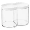 Brand new 💯 MDesign Stackable Divided Vanity Canister 🤩 -Storage Basket Store Belk 2661