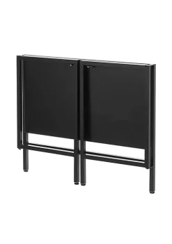 Hot Sale ❤️ MDesign Metal Folding Desk 🔔 -Storage Basket Store Belk 2665