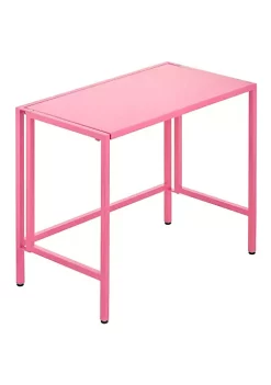 Hot Sale ❤️ MDesign Metal Folding Desk 🔔 -Storage Basket Store Belk 2669