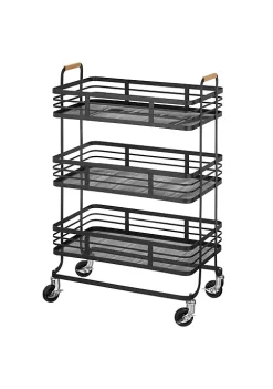 Brand new π― MDesign 3-Tier Flat Wire Cart β€οΈ 9 Brand new π― MDesign 3-Tier Flat Wire Cart β€οΈ -Storage Basket Store Belk 2696