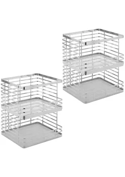 Top 10 π€© MDesign Stackable Flat Wire Open Front Basket 12" x 11" x 8" π€©