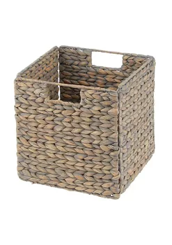 Outlet 🎁 MDesign Woven Hyacinth Cube Basket 11" x 11" x 11" 🛒