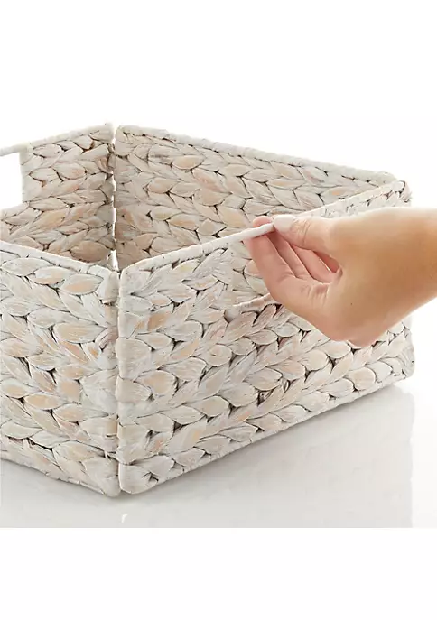 Coupon π MDesign Braided Hyacinth Basket 11" x 11" x 5" π 5 Coupon π MDesign Braided Hyacinth Basket 11" x 11" x 5" π - Image 3