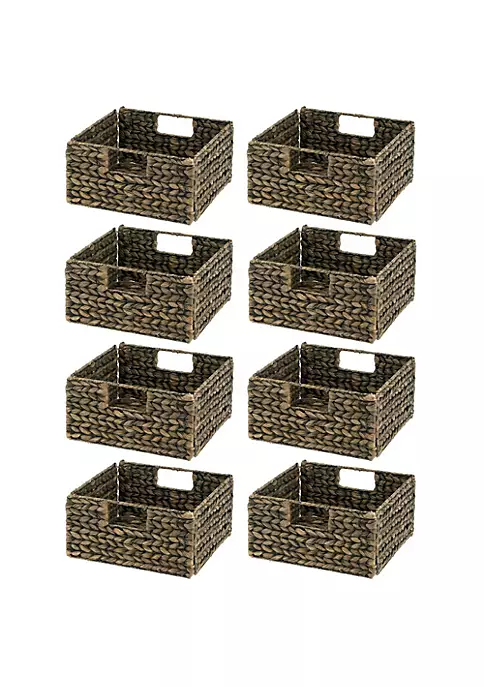 Coupon π MDesign Braided Hyacinth Basket 11" x 11" x 5" π 6 Coupon π MDesign Braided Hyacinth Basket 11" x 11" x 5" π - Image 4