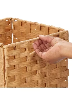 Top 10 🤩 MDesign Woven Cube Basket with Handles 11" x 11" x 11" 🛒 -Storage Basket Store Belk 2744