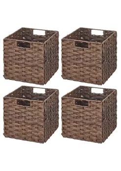 Top 10 🤩 MDesign Woven Cube Basket with Handles 11" x 11" x 11" 🛒 -Storage Basket Store Belk 2746