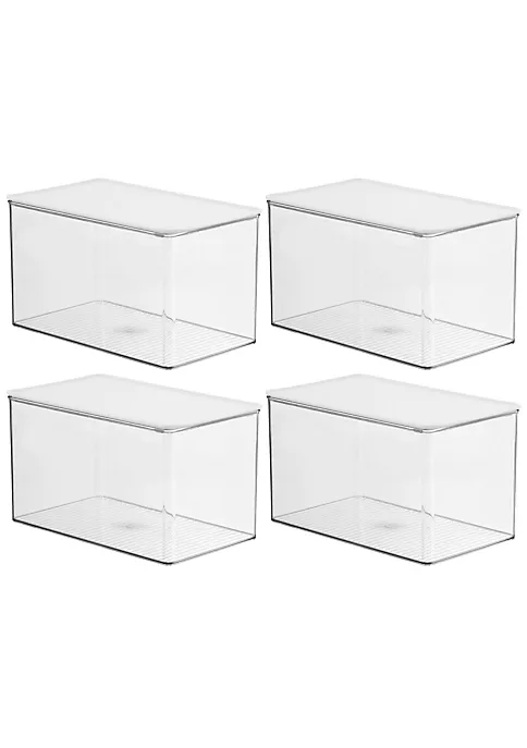 Coupon ๐ฏ MDesign Stackable Bin with Hinged Lid 12.75" x 7.25" x 7" โ๏ธ 3 Coupon ๐ฏ MDesign Stackable Bin with Hinged Lid 12.75" x 7.25" x 7" โ๏ธ