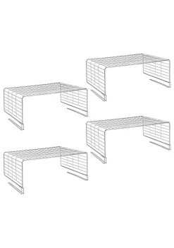 Buy 🎁 MDesign Wire Slide-On Shelf Divider 🎁 9 Buy 🎁 MDesign Wire Slide-On Shelf Divider 🎁 -Storage Basket Store Belk 2761