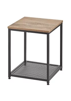 Brand new 😀 MDesign Wood Side Table with Steel Shelf ✨