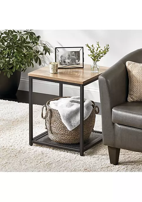 Brand new π MDesign Wood Side Table with Steel Shelf β¨ 3 Brand new π MDesign Wood Side Table with Steel Shelf β¨ - Image 2