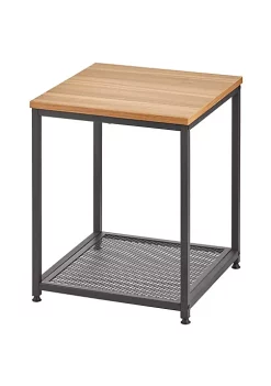 Brand new π MDesign Wood Side Table with Steel Shelf β¨ 12 Brand new π MDesign Wood Side Table with Steel Shelf β¨ -Storage Basket Store Belk 2782