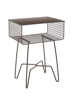 Best Sale 🔥 MDesign 2-Tier Wire Side Table ⭐ 20 Best Sale 🔥 MDesign 2-Tier Wire Side Table ⭐ -Storage Basket Store Belk 2852
