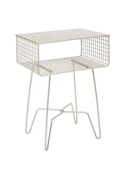 Best Sale 🔥 MDesign 2-Tier Wire Side Table ⭐ 22 Best Sale 🔥 MDesign 2-Tier Wire Side Table ⭐ -Storage Basket Store Belk 2854
