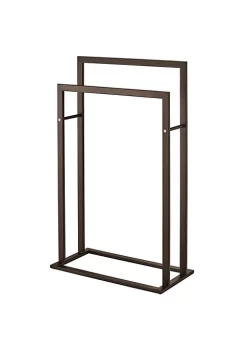 Best Pirce 👍 MDesign 2-Tier Freestanding Towel Stand ⭐ -Storage Basket Store Belk 2865