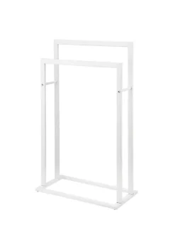 Best Pirce 👍 MDesign 2-Tier Freestanding Towel Stand ⭐ -Storage Basket Store Belk 2866