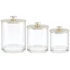 Coupon 🛒 MDesign Round Vanity Canister Set ✨ -Storage Basket Store Belk 287