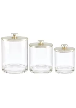 Coupon 🛒 MDesign Round Vanity Canister Set ✨