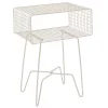New 🧨 MDesign 2-Tier Wire Side Table ⭐ -Storage Basket Store Belk 2871