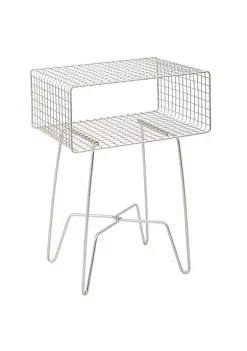 New ๐งจ MDesign 2-Tier Wire Side Table โญ 21 New ๐งจ MDesign 2-Tier Wire Side Table โญ -Storage Basket Store Belk 2875