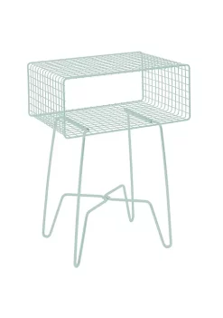 New ๐งจ MDesign 2-Tier Wire Side Table โญ 22 New ๐งจ MDesign 2-Tier Wire Side Table โญ -Storage Basket Store Belk 2876