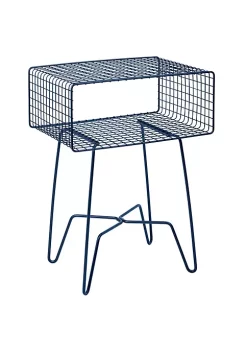 New ๐งจ MDesign 2-Tier Wire Side Table โญ 31 New ๐งจ MDesign 2-Tier Wire Side Table โญ -Storage Basket Store Belk 2885
