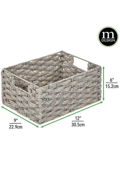 Flash Sale β MDesign Braided Hyacinth Basket with Handles 12" x 9" x 6" π₯ 8 Flash Sale β MDesign Braided Hyacinth Basket with Handles 12" x 9" x 6" π₯ -Storage Basket Store Belk 2890