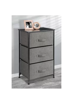 Best Pirce 🔔 MDesign 3-Drawer Fabric Nightstand 🔔 -Storage Basket Store Belk 2918