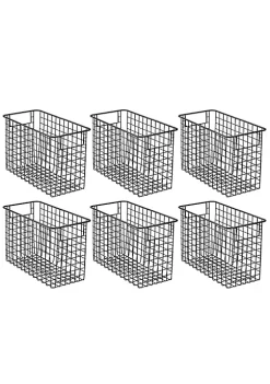 Budget 😉 MDesign Wire Basket with Handles 12" x 6" x 8" 👏