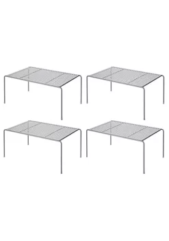 Deals 🔥 MDesign Cabinet Shelf Riser Set ✨ -Storage Basket Store Belk 2952