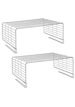 Budget ⭐ MDesign Wire Slide-On Shelf Divider 🛒 -Storage Basket Store Belk 2967