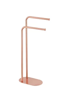 Cheapest 🔔 MDesign 2-Tier Freestanding Towel Stand 🔔 -Storage Basket Store Belk 3006