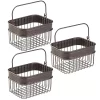 Wholesale 😍 MDesign Wire Caddy with Handles 9" x 7" x 6" 🥰 -Storage Basket Store Belk 3033