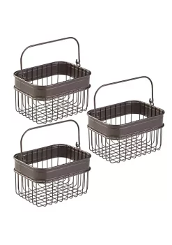 Wholesale 😍 MDesign Wire Caddy with Handles 9" x 7" x 6" 🥰