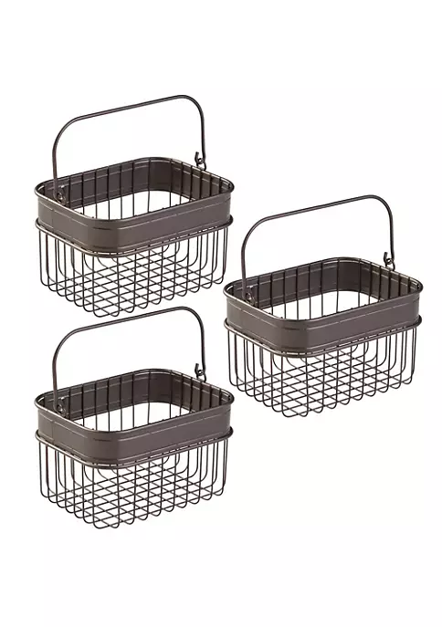 Wholesale π MDesign Wire Caddy with Handles 9" x 7" x 6" π₯° 4 Wholesale π MDesign Wire Caddy with Handles 9" x 7" x 6" π₯° - Image 2