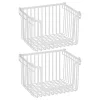 Best Pirce π MDesign Stackable Open Front Wire Basket 12" x 10" x 8" π 1 Best Pirce π MDesign Stackable Open Front Wire Basket 12" x 10" x 8" π -Storage Basket Store Belk 3035