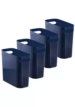 Outlet 🧨 MDesign 5.7-Liter Trash Can with Handles 🧨 -Storage Basket Store Belk 3051