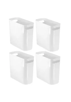 Outlet 🧨 MDesign 5.7-Liter Trash Can with Handles 🧨 -Storage Basket Store Belk 3053