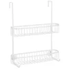 Brand new ✨ MDesign Stainless Steel Over Door Shower Caddy ✨ -Storage Basket Store Belk 3054