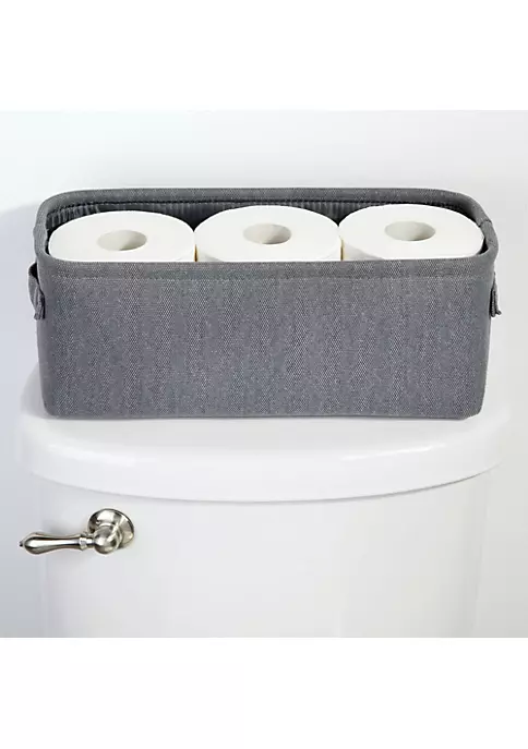 Cheap 𧨠MDesign Fabric Bin with Handles 15" x 6" x 5.5" π₯ 4 Cheap 𧨠MDesign Fabric Bin with Handles 15" x 6" x 5.5" π₯ - Image 2