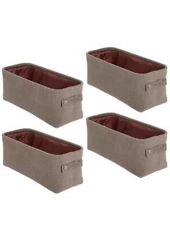 Cheap 𧨠MDesign Fabric Bin with Handles 15" x 6" x 5.5" π₯ 13 Cheap 𧨠MDesign Fabric Bin with Handles 15" x 6" x 5.5" π₯ -Storage Basket Store Belk 3067