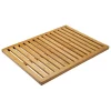 Cheapest 😉 MDesign Slated Non-Slip Bamboo Bath Mat ⌛ -Storage Basket Store Belk 3092